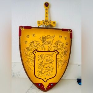 Medieval Lion Crest Wall Shield Decor